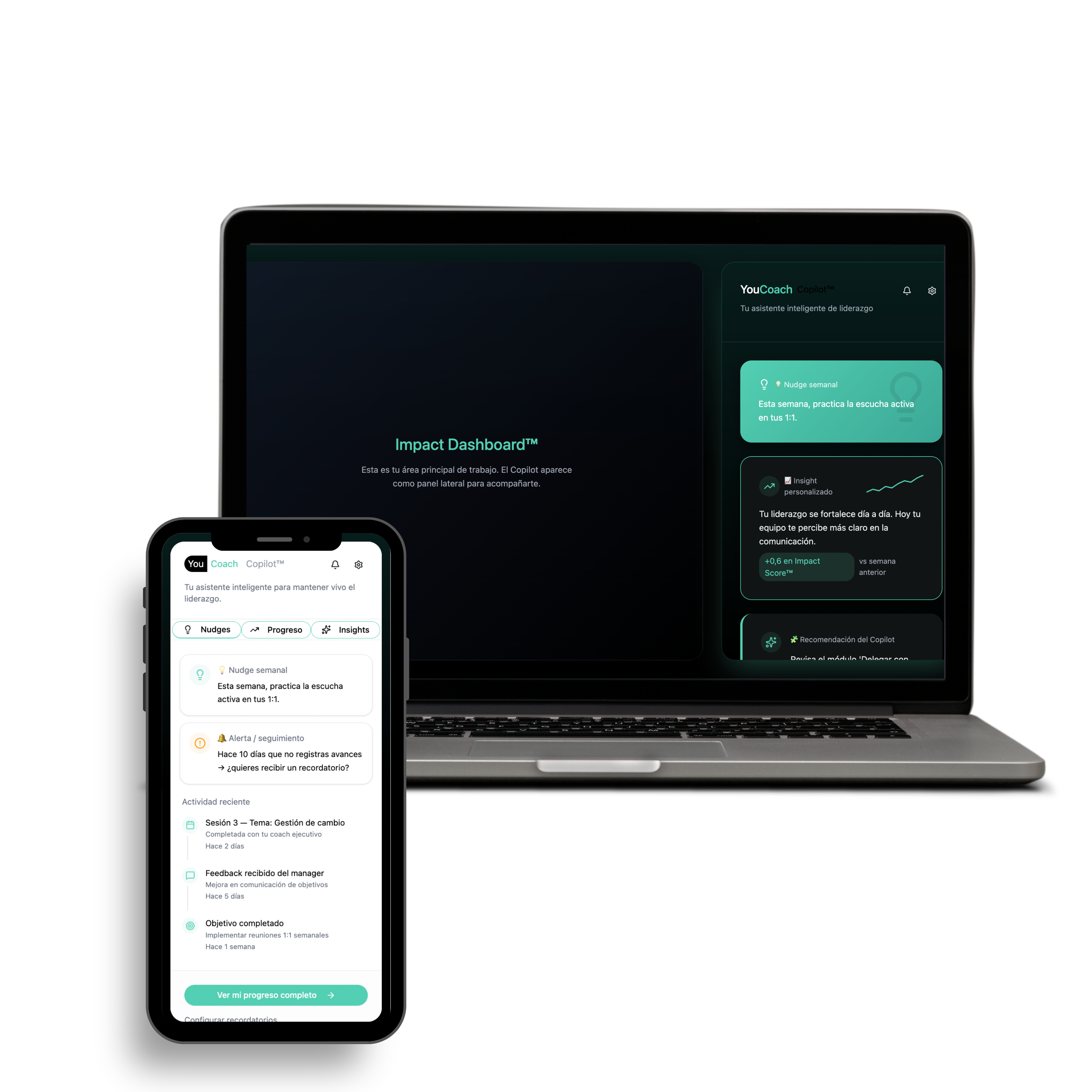 YouCoach Dashboard Mockup